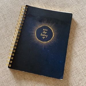 🪞 NEW never stop looking up spiral notebook